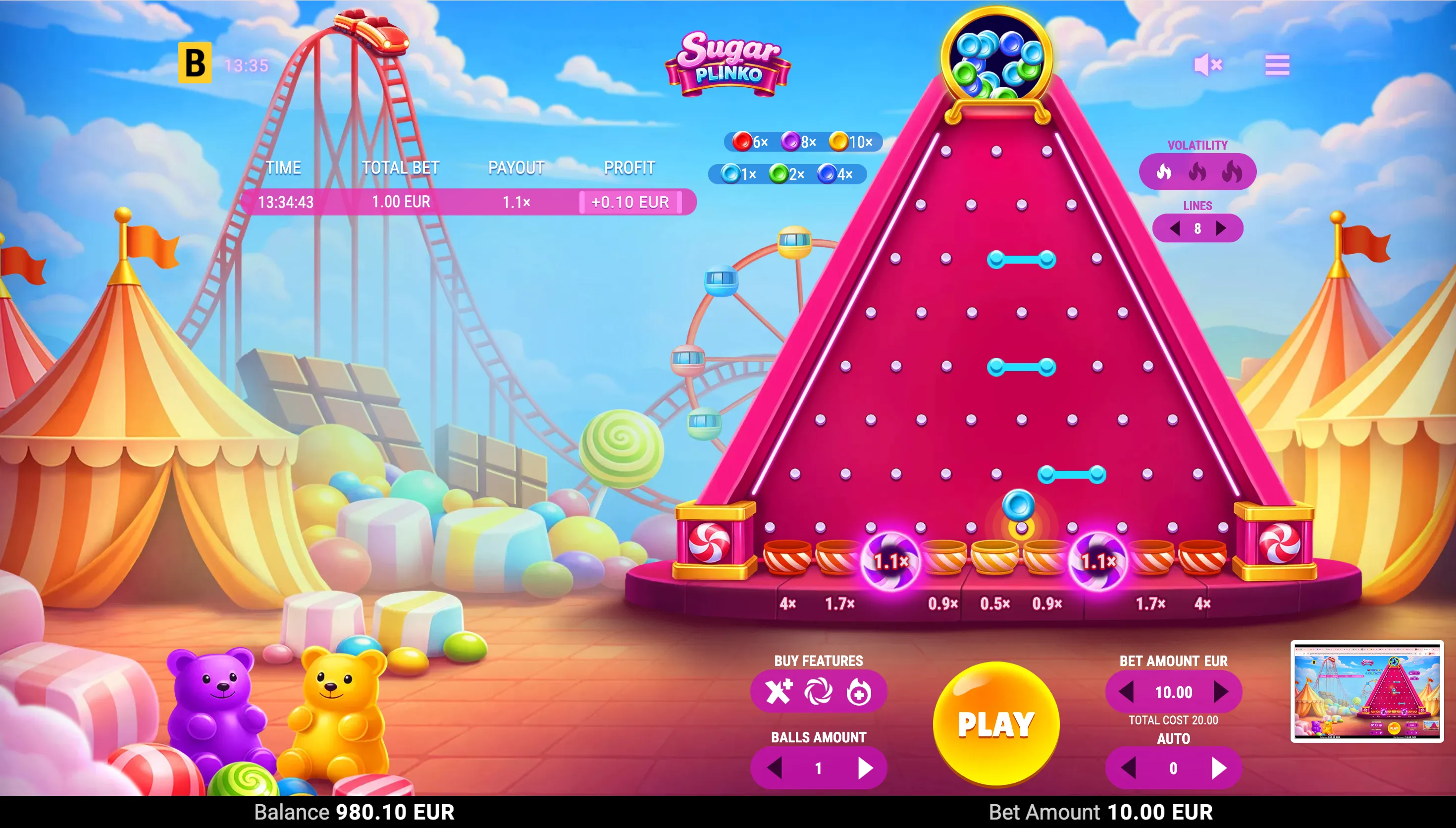 Sugar Plinko - 5