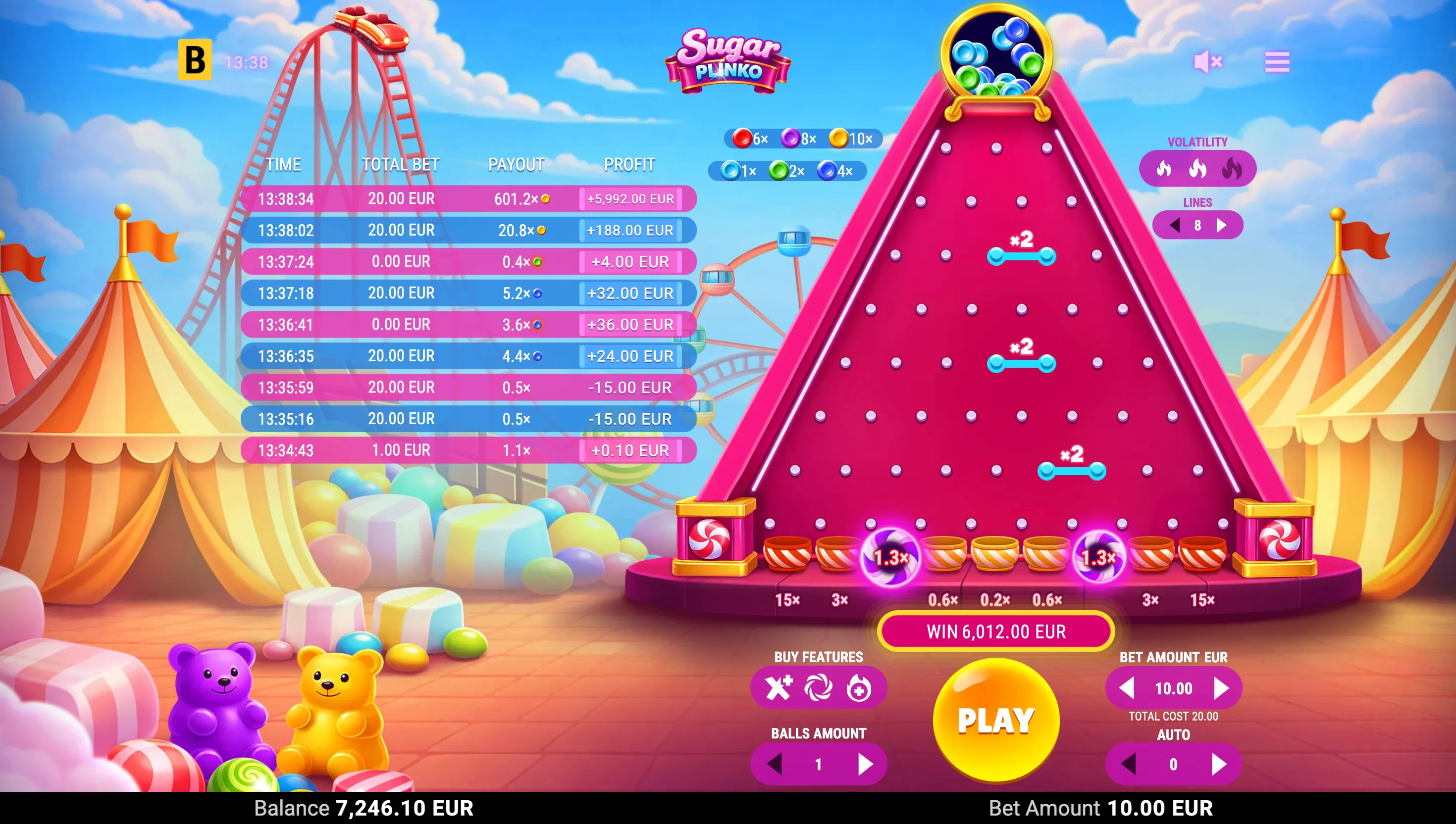 Sugar Plinko - 3