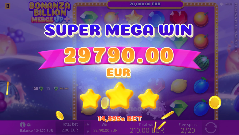 Bonanza Billion Merge Up™+ - 3