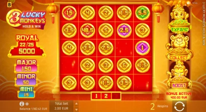 3 Lucky Monkeys Hold & Win - 14