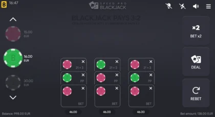 Speed Blackjack Pro - 10