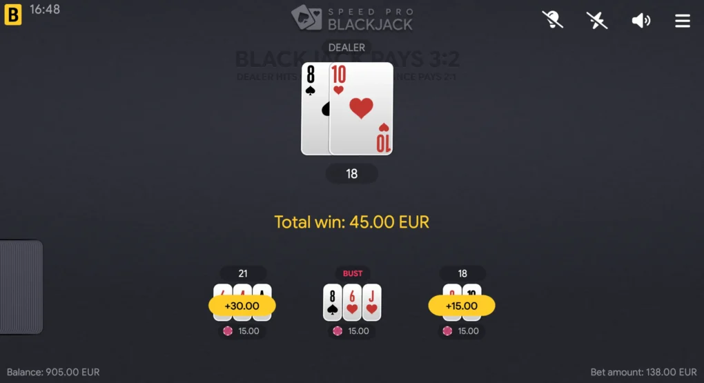 Speed Blackjack Pro - 6