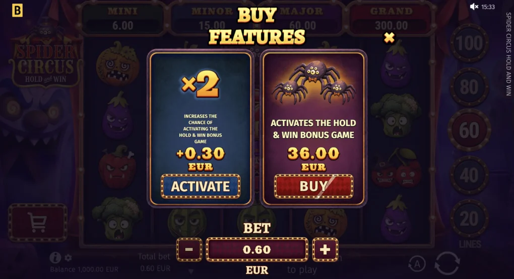 Spider Circus Hold and Win - 4