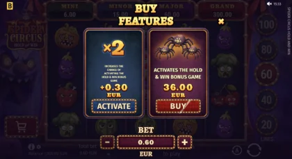 Spider Circus Hold and Win - 10