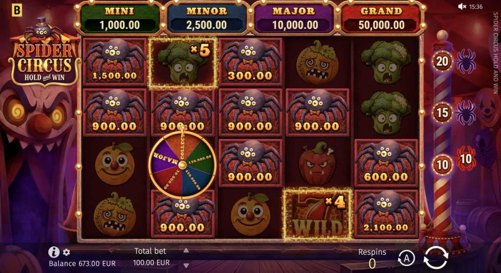 Spider Circus Hold and Win - 6