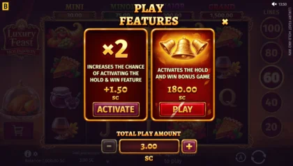 Luxury Feast <br>Hold and Win