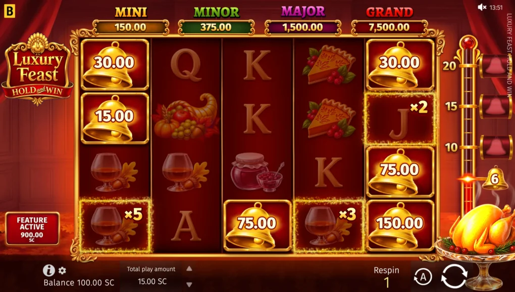 Luxury Feast <br>Hold and Win