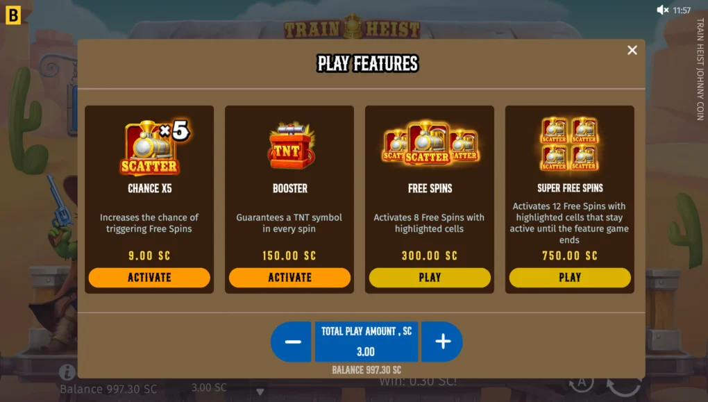 Train Heist 
Johnny Coin - 4